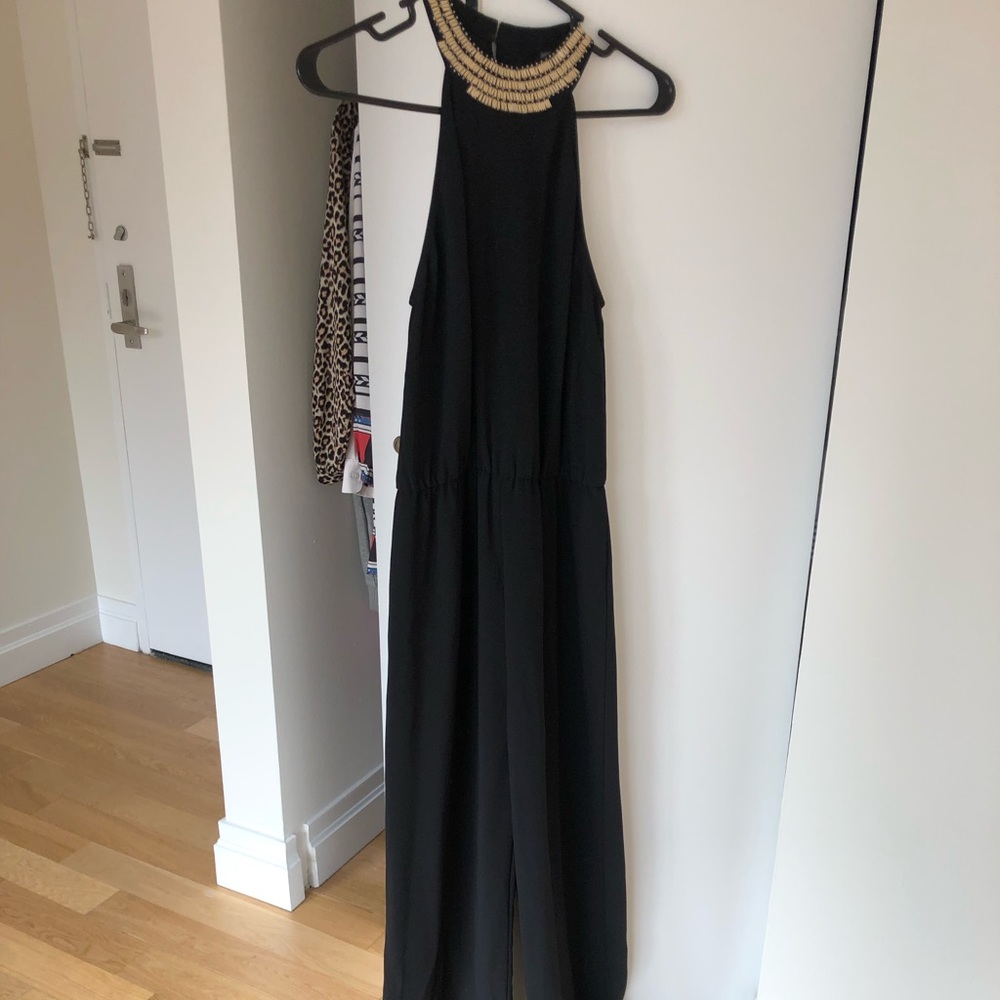 Black Pant Romper